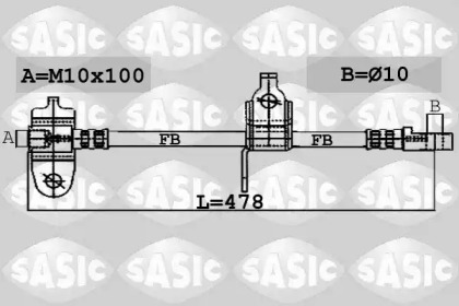 Шлангопровод SASIC 6606032