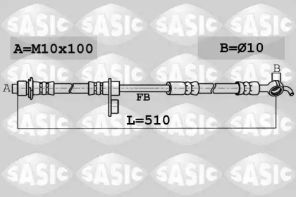 Шлангопровод SASIC 6606141