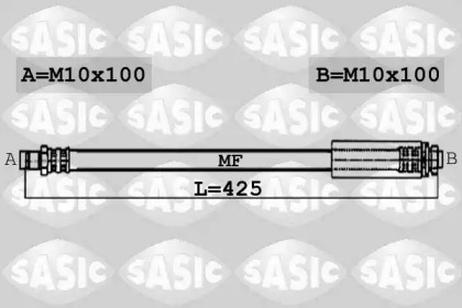 Тормозной шланг SASIC 6606177