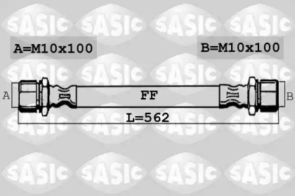 Тормозной шланг SASIC 6606203