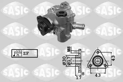 Гидравлический насос, рулевое управление SASIC 7076078