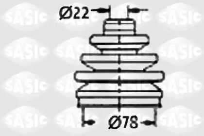 Комплект пыльника SASIC 9004657