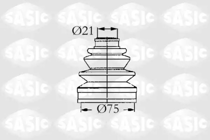 Комплект пылника, приводной вал SASIC 9004660