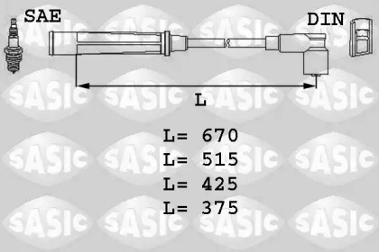 Комплект электропроводки SASIC 9286005