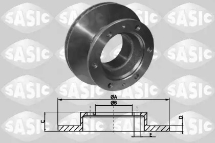 Тормозной диск SASIC T616003