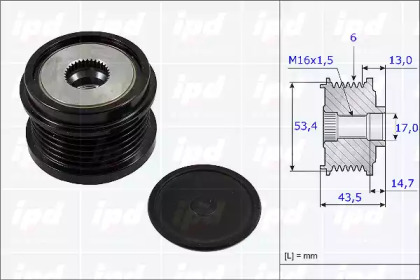 Механизм свободного хода IPD 15-3805