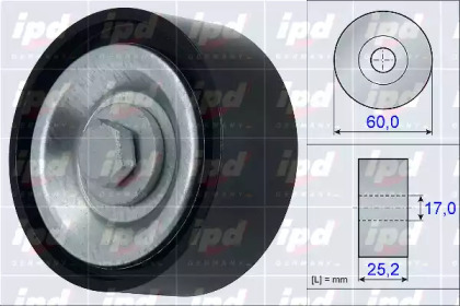 Ролик IPD 15-3890