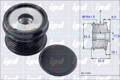 Механизм свободного хода IPD 15-3907