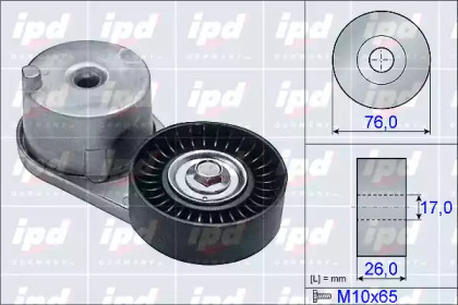 Натяжитель ремня, клиновой зубча IPD 15-3941