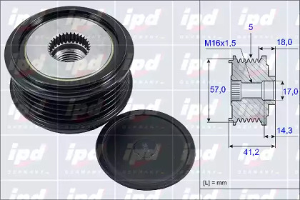 Механизм свободного хода IPD 15-3969