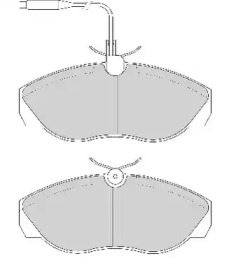 Комплект тормозных колодок ABEX AVR103