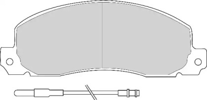 Комплект тормозных колодок ABEX AVR110