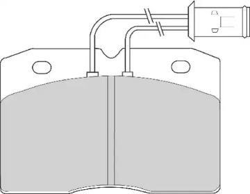 Комплект тормозных колодок ABEX AVR127