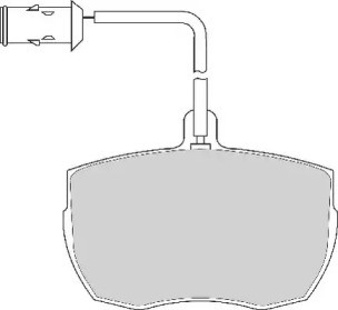 Комплект тормозных колодок ABEX AVR131