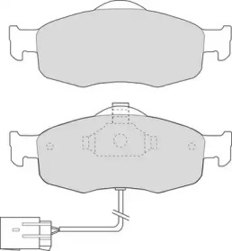 Комплект тормозных колодок DURON DBP240766