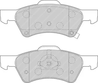 Комплект тормозных колодок DURON DBP251510