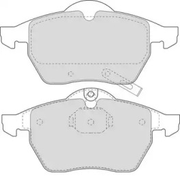 Комплект тормозных колодок, дисковый тормоз DURON DBP251535