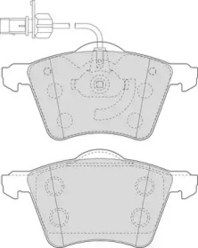 Комплект тормозных колодок DURON DBP391654