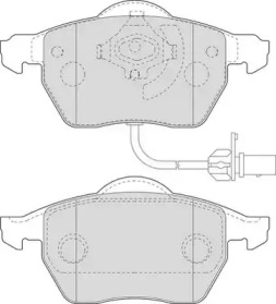 Комплект тормозных колодок DURON DBP391717