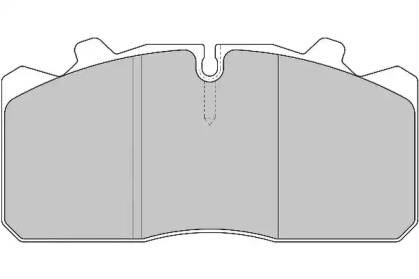 Комплект тормозных колодок, дисковый тормоз DURON DCV1279