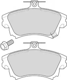 Комплект тормозных колодок DURON DBP381384