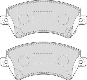 Комплект тормозных колодок DURON DBP371573