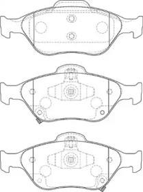 Комплект тормозных колодок DURON DBP371890