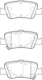 Комплект тормозных колодок DURON DBP374048