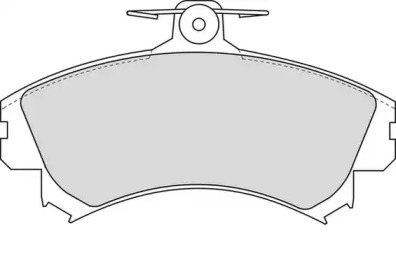 Комплект тормозных колодок DURON DBP381093