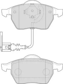 Комплект тормозных колодок DURON DBP391463