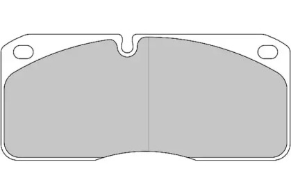 Комплект тормозных колодок DURON DCV733