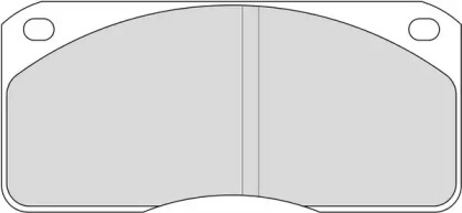 Комплект тормозных колодок DURON DCV523