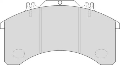 Комплект тормозных колодок, дисковый тормоз DURON DCV770