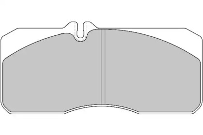 Комплект тормозных колодок DURON DCV987