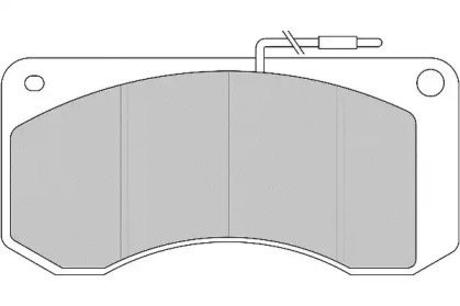 Комплект тормозных колодок DURON DCV668