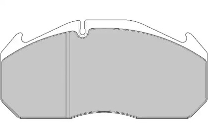 Комплект тормозных колодок DURON DCV1583B