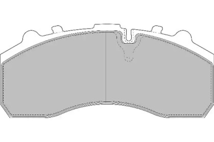 Комплект тормозных колодок, дисковый тормоз DURON DCV1598BFE