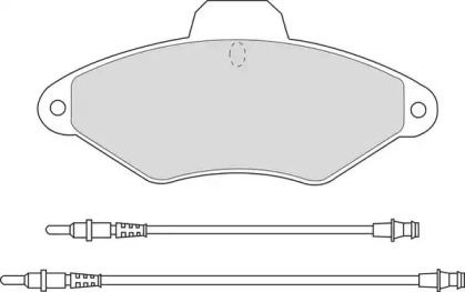 Комплект тормозных колодок DURON DBP340874