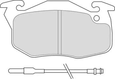 Комплект тормозных колодок DURON DBP340729