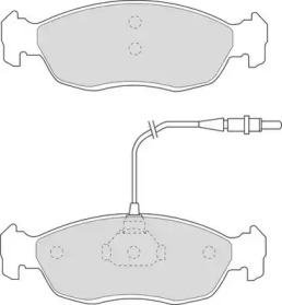 Комплект тормозных колодок DURON DBP340876