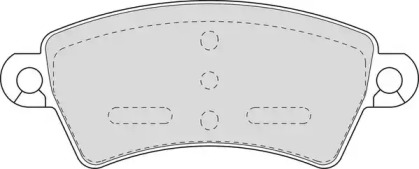 Комплект тормозных колодок DURON DBP341370