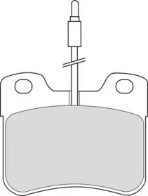 Комплект тормозных колодок DURON DBP340745