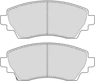 Комплект тормозных колодок DURON DBP371391