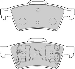 Комплект тормозных колодок DURON DBP351540