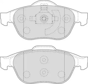 Комплект тормозных колодок DURON DBP351541