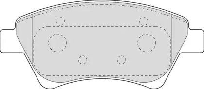 Комплект тормозных колодок DURON DBP351544