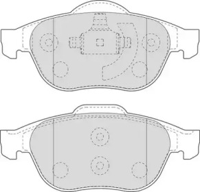 Комплект тормозных колодок DURON DBP351441