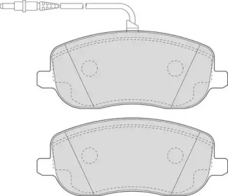 Комплект тормозных колодок DURON DBP341556