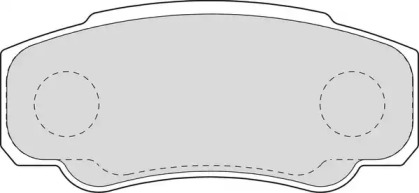 Комплект тормозных колодок DURON DBP341480