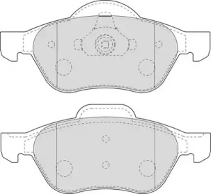 Комплект тормозных колодок DURON DBP351440